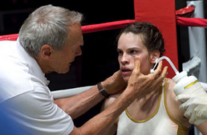 Clint Eastwood et Hilary Swank
