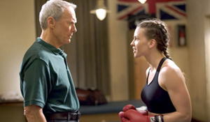 Clint Eastwood et Hilary Swank